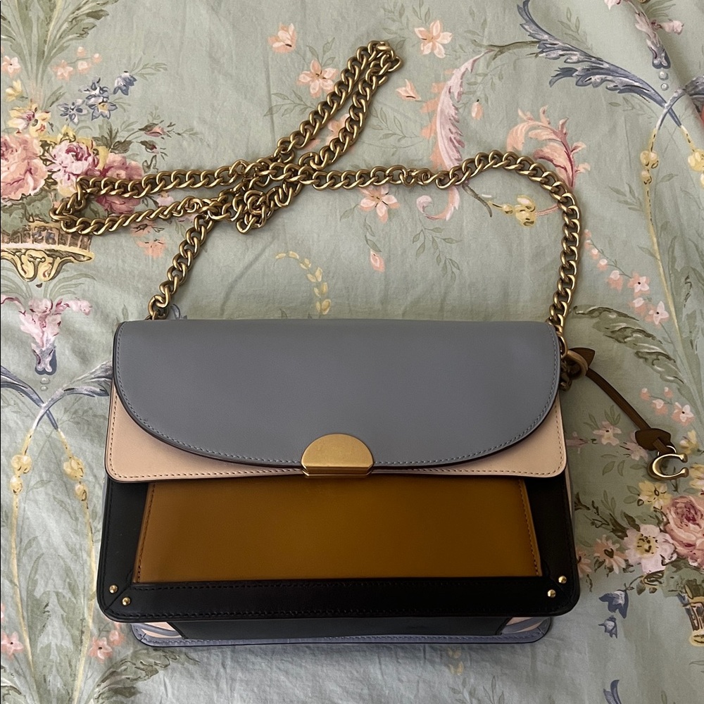 Coach Multi-Color Chain Strap Women's Bag